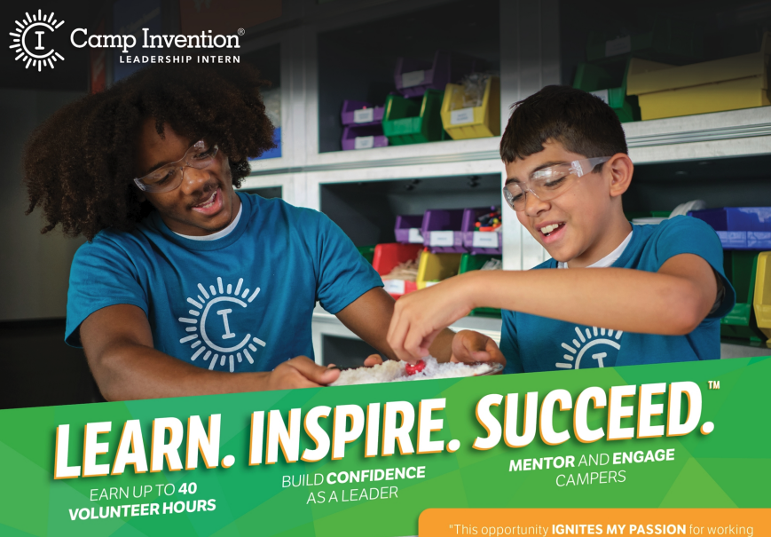 Volunteer Opportunity for High School Students: Camp Invention at CSU