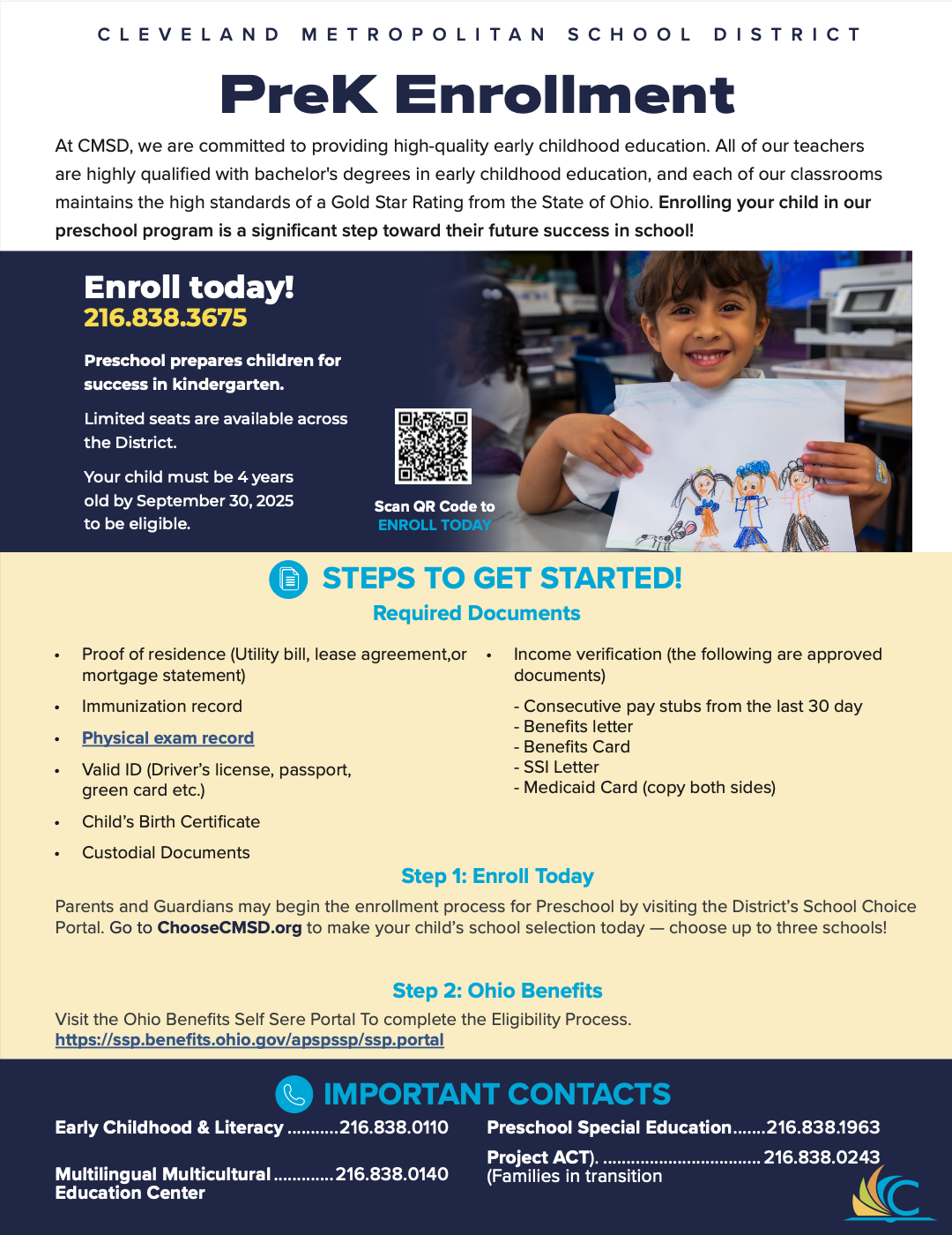 PreK Enrollment Flier